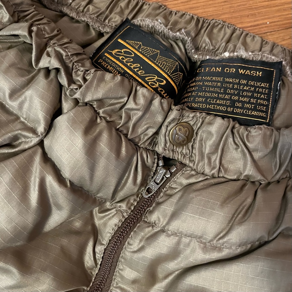 VINTAGE Eddie Bauer goose down pants. - Picture 7 of 9